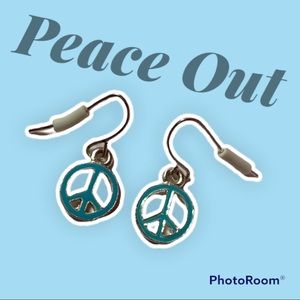 Peace Sign Earrings ☮️